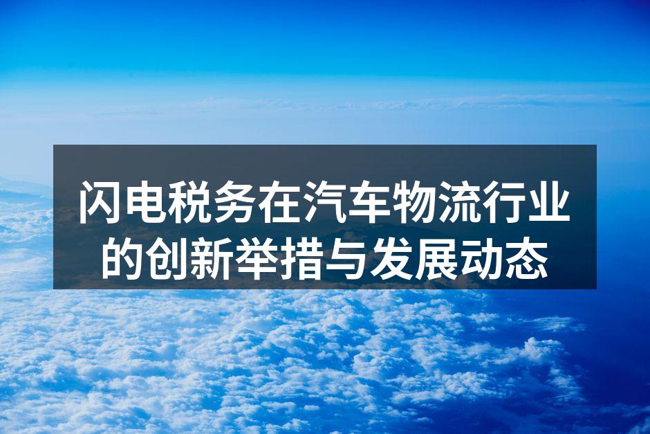 闪电税务的新物流管理系统界面